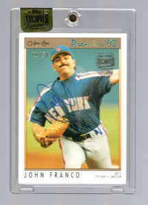 2016 Topps All Star Archives Signature Series John Franco Auto #11/54 Mets