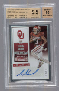 2016 Panini Contenders Draft Sterling Shepard Bowl Ticket Auto RC #82/99 BGS 9.5