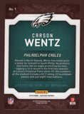 2018 Panini Certified Carson Wentz Green SP #1/5 Eagles