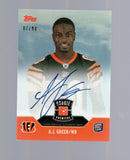 2011 Topps A.J. Green Rookie Premiere RC Auto #87/90 Bengals