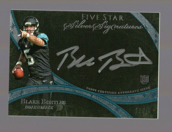 2014 Topps Five Star Blake Bortles RC Silver Ink Auto #11/20 Broncos