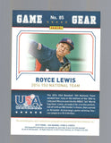 2015 Panini Stars & Stripes Royce Lewis Red Relic Patch Auto #39/49 Twins