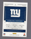 2016 Panini National Treasures Sterling Shepard RPA RC Patch Auto #19/25 Giants