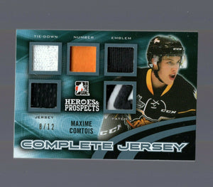 2014-15 Heroes & Prospects Maxime Comtois Complete Jersey 5 Relic #8/12