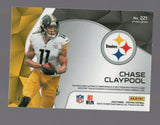 2020 Panini Spectra Chase Claypool Steelers Logo RC Patch Auto #4/25