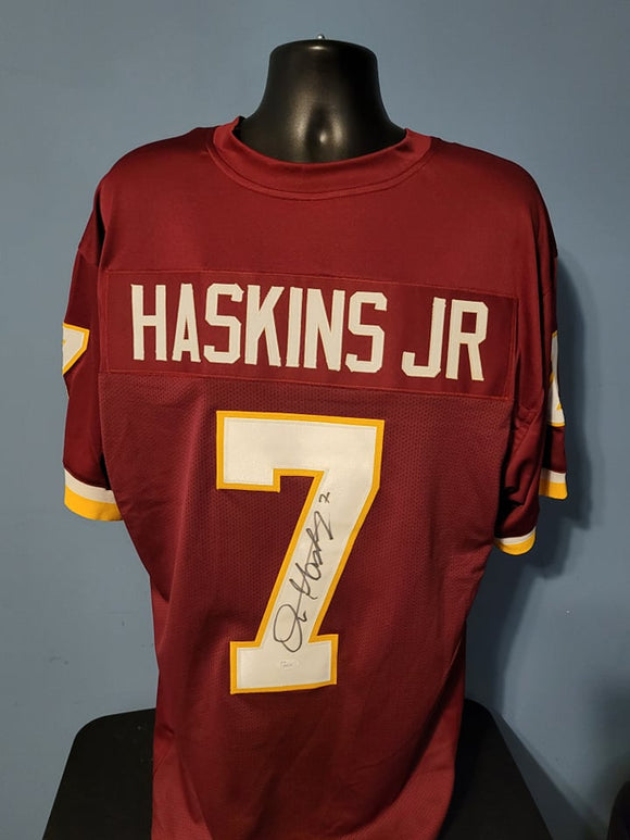 Dwayne Haskins Custom Signed Washington Jersey JSA Authenticated