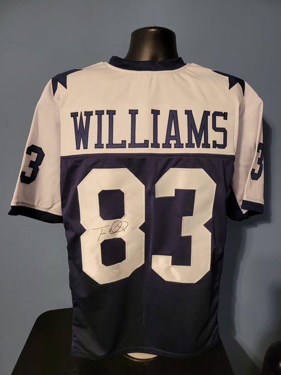 Terrance Williams Custom Signed Cowboys Jersey JSA Authenticated