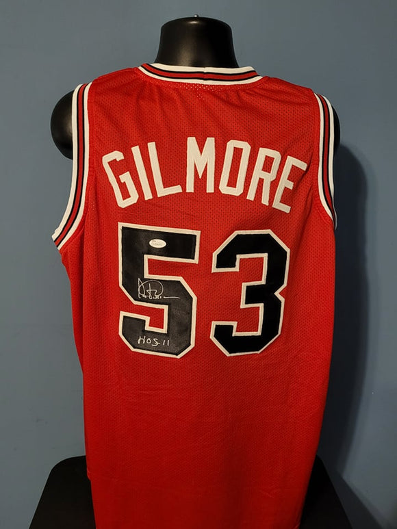 Artis Gilmore Custom Signed Bulls Jersey JSA Authenticated