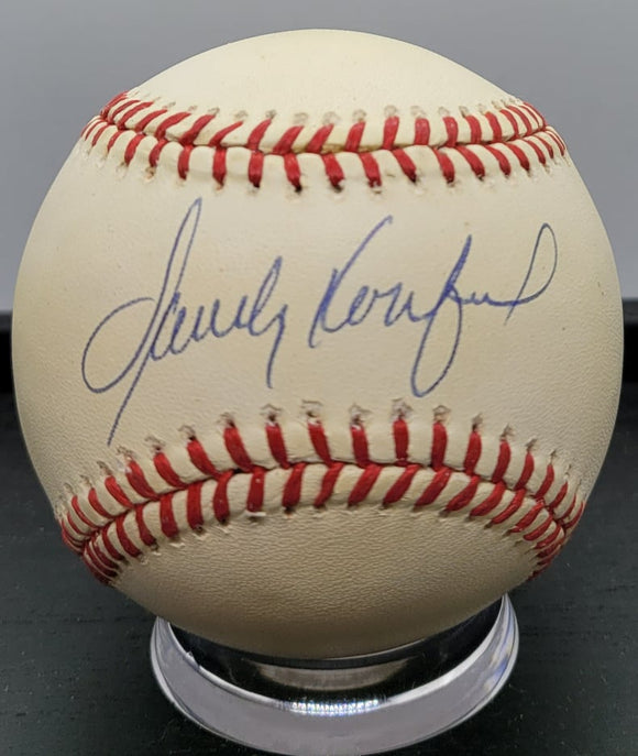 Sandy Koufax Signed Baseball JSA Authenticated